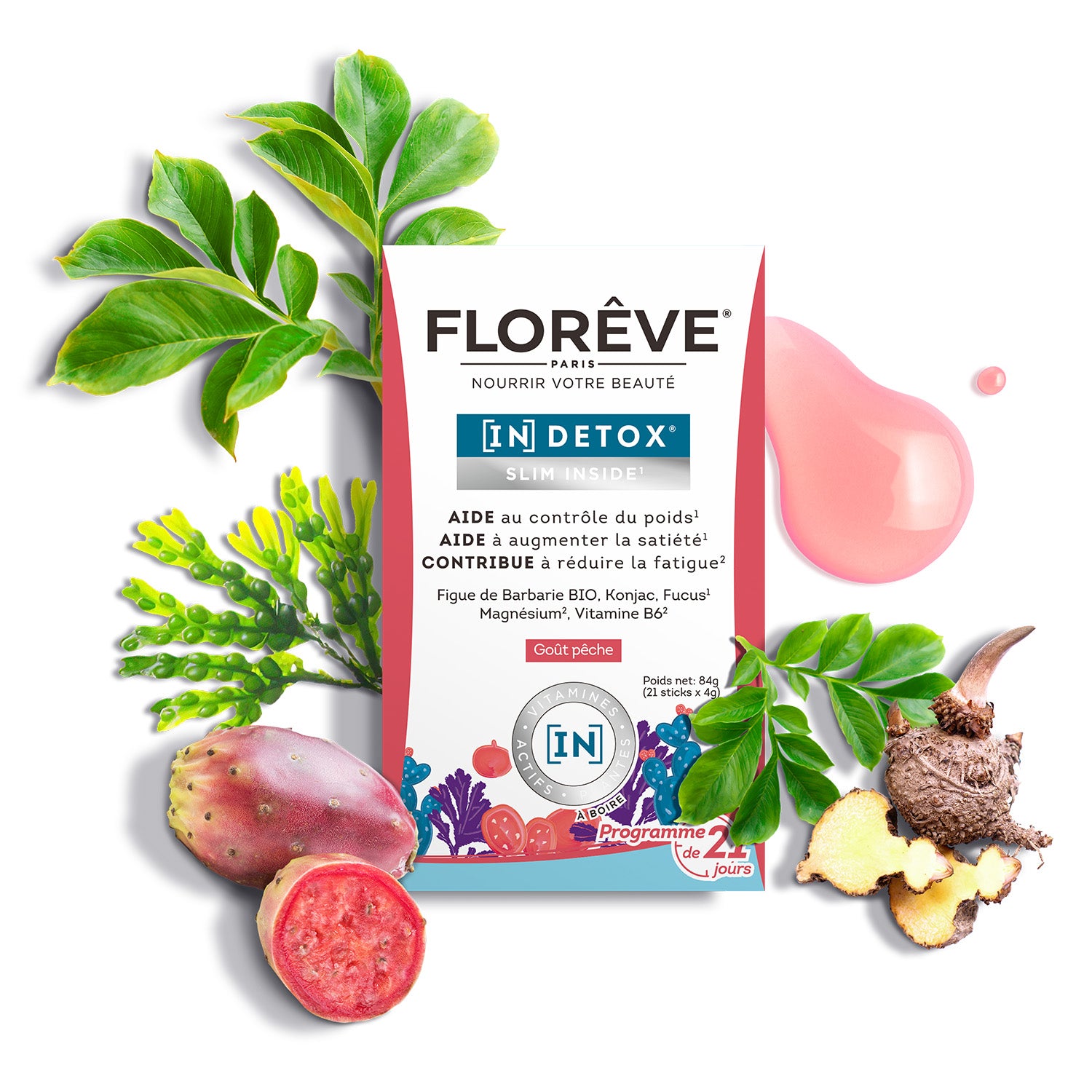 Un stick concentré pour un effet coupe-faim et détox 